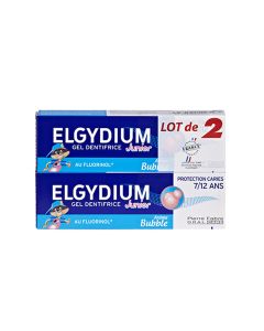 Pierre Fabre Oral Care - Elgydium Junior - Dentifrice Bubble - Offre spéciale duo 2X50ml