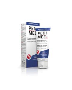 PEDIMED DM crème 100ml, prévention et traitement des pieds secs à très secs.  Convient au pied du diabétique. A partir de 12 ans. Dispositif médical.