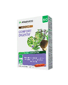 ARKOFLUIDE Confort Digestif Radis noir, Arti., Angélique bio 20 amp. x 10 ml