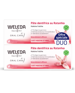 Duo Pâte dentifrice au Ratanhia - 2x75 ml