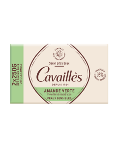SAVON SURGRAS EXTRA DOUX AMANDE VERTE lot de 2x250gr
