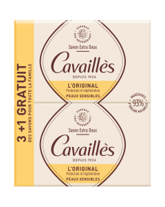 SAVON SURGRAS EXTRA DOUX lot de 3x250gr + 1 Gratuit