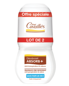 ABSORB +  SANS PARFUM ROLL ON 2x50ml