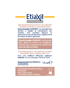 ETIAXIL DETR AISS CONFORT+ 15ML NF