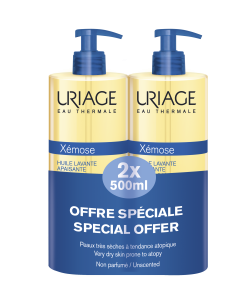 URIAGE DUO XEMOSE HUILE LAV 2x500ML
