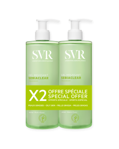 DUO SEBIACLEAR GEL MOUSSANT 2x400ml