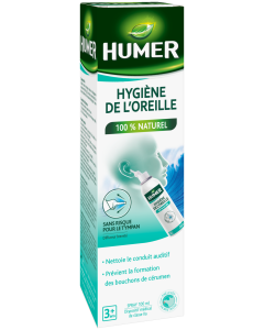 Humer - Hygiène de l'oreille - 100% Naturel - Spray auriculaire 100ml