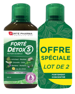 FORTE DETOX 5 ORGANES LOT DE 2