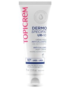 Topicrem UR-10 Crème Pieds Anti-callosités 75ml