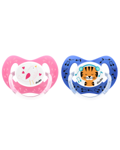Sucette +6 mois PHYSIO OISEAUX/TIGRE P35