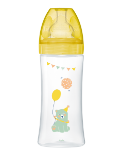 Biberon Sensation+ Anti-Colique 330ml CIRQUE +6 mois tétine plate débit 3 