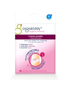 CULOTTE JETABLE Taille L - Pochette de 4