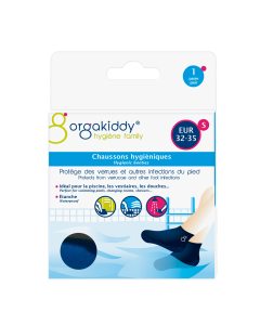 CHAUSSONS HYGIENIQUES LATEX Tailles 32/35 - Boîte de 1