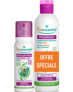 SPRAY REPULSIF ANTI-POUX 75 ML +SHAMPOOING ANTI-POUX 200ML