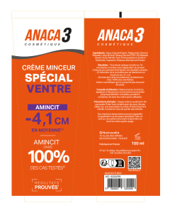 ANACA3 CRÈME SPECIAL VENTRE 150 ML