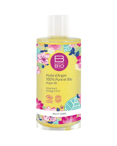 BCOMBIO huile d'argan 100% BIO flacon 50 ml