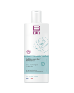 BCOMBIO gel moussant 2 en 1 grand format flacon 500 ml