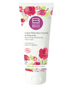 BCOMBIO crème nourrissante et relaxante pieds tube 100 ml