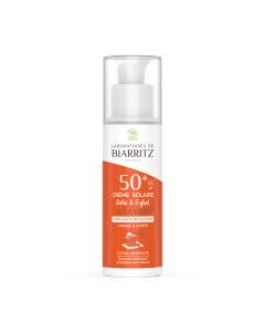 CRÈME SOLAIRE BÉBÉ/ENFANT SPF50+ CERTIFIÉE BIO - 50 ML