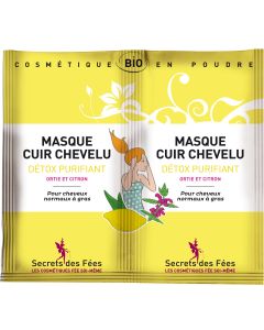 SECRETS DE FEES Masque BIO Cuir Chevelu détox purifiant