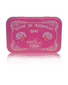 FREESENS Savon Naturel de Marseille ROSE Pain de 100 grammes