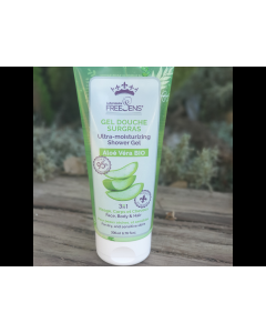 FREESENS Gel Douche Surgras Sans Savon ALOE VERA BIO  tube 200 ml