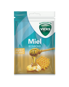 VICKS Bonbons Miel - 72g