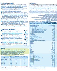 Lait 1 COMBIOTIC® pour nourrissons boîte 800 g dès la naissance jusqu&#039;à 6 mois
