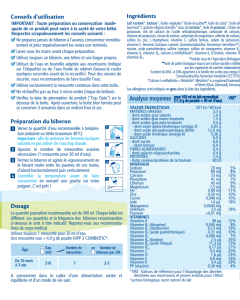 LAIT 3 COMBIOTIC® CROISSANCE BOÎTE 800G - DE 10 MOIS A 3 ANS