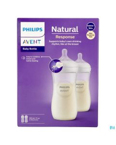 BIB AVENT NAT RESPONSE 330MLX2