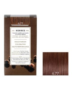 Coloration permanente huile d'argan, blond foncé marron intense 6.77