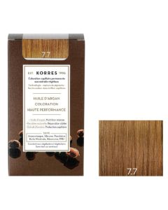 Coloration permanente huile d'argan, blond marron 7.7