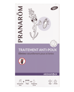 Traitement anti-poux 2 en 1 :  Traite et lave BIO (Eco)*