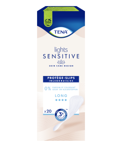 TENA lights sensitive protège-slips long x20