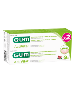 GEL DENTIFRICE GUM ACTIVITAL 75 ML LOT DE 2