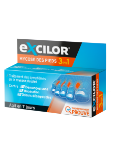 EXCILOR MYCOSE PIEDS 3 EN 1