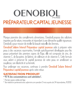 OENOBIOL SOLAIRE CAPITAL JEUNESSE 2X30 CAPSULES