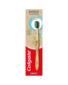 Colgate Brosse à dents Bamboo Brin Infus Charbon Souple x1
