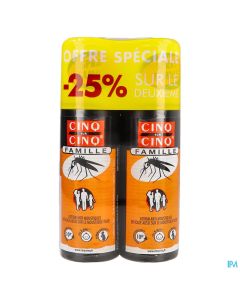 CINQ/CINQ FAMILLE SPRAY 100ML X2