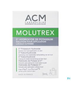MOLUTREX 5% SOL CUTANEE 3ML