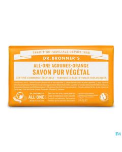 DR BRONNERS SAV AGRUME/ORANGE 140G