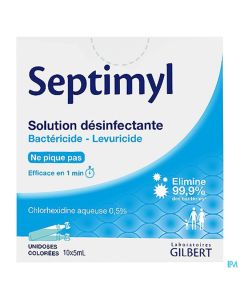 SEPTIMYL CHLOREXID 0,5% DOSE 5ML10