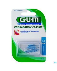 GUM PROXABRUSH CLASSIC RECH 614 X6