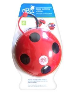 DBB RANGE SUCETTE COCCINELLE ROUGE NOIRE