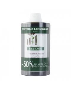 KLORANE SHAMPOOING QUININE VITAMINES B 400ML X2