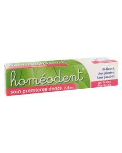 HOMEODENT SOIN PREMIERES DENTS FRAISE FRAM 50ML