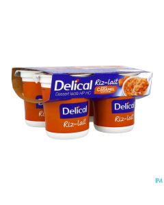 DELICAL RIZ AU LAIT CARAMEL 200GX4