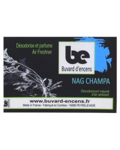 BUVARD ENCENS NAG CHAMPA FEUILLE X12
