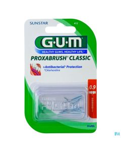 GUM PROXABRUSH CLASSIC RECH 412 X6