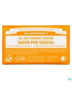DR BRONNERS SAV AGRUME/ORANGE 140G